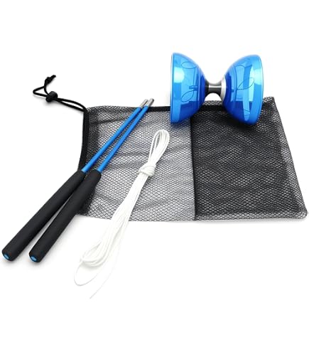 Diábolo Con Rodamientos Para Niños – Set Profesional Con Bolsa, Varillas Y Cuerda De 10 M Para Juegos Al Aire Libre