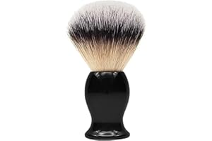 THE AMIN BEAUTY TOOLS Shaving Brush Traditional Men Shaving Brush Rich Lather Shave Brush Bristle Brush for Male Grooming, Barbers and Salon. Wet Shaving Brush for Men Using Shaving Cream, Foam & Soap Black Resin Handle
