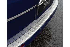 ALVM PARTS & ACCESSORIES Brushed Bumper Sill Protector Trim Cover To Fit Transit Custom (2012-2022)