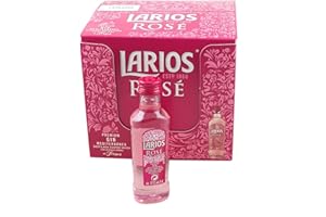 Ginebra Larios Rosé Miniatura Pack de 20 uds.