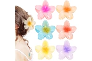HALERCAY 6 pièces fleur d'oeuf Épingle à cheveux 6 couleurs, fleur mignonne-fleur en Forme de Femmes Accessoires de Coiffure Pour Filles,et le Look et la Couleur Mignons,Embelliront vos Cheveux