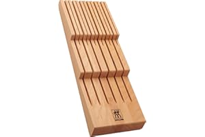 ZWILLING Porte-couteaux pour tiroirs, Insert pour Tiroirs, Pour 12 Couteaux, 41 x 15,5 x 4,8 cm, Bois
