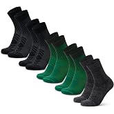 DANISH ENDURANCE Lightweight Merino Wool Hiking Socks, 3 Pack