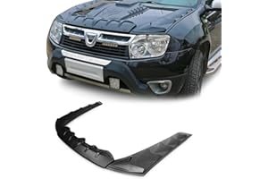OMAC Déflecteur de Capot Compatible avec Dacia Duster 2010-2017 en ABS Noir 3 Pcs
