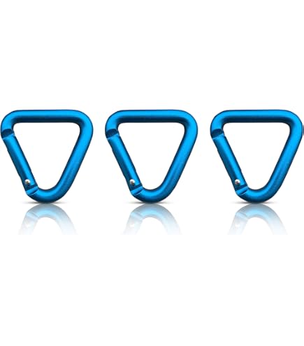 S karabijnhaken, 36 stuks, kleine mini-karabijnhaken, 50 mm/40 mm/30 mm, metalen dubbele karabijnhaak, 3 maten, voor wandelen, kamperen, vissen, zwart