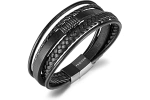 PROTON JEWELERS - Pulsera Hombre, Pulseras Hombre, Pulsera Cuero Hombre, Pulsera Hombre Cuero, Regalos Para Hombres, Pulseras De Cuero Hombre, Regalos Hombre.