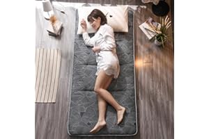FZKUN Japanese Floor Mattress Futon Mattress for Adults Portable Tatami Mat Thicken Sleeping Mattress for Floor Foldable Mattress Guest Bed Dorm Room Camping Car (1.2 * 2.0,D)