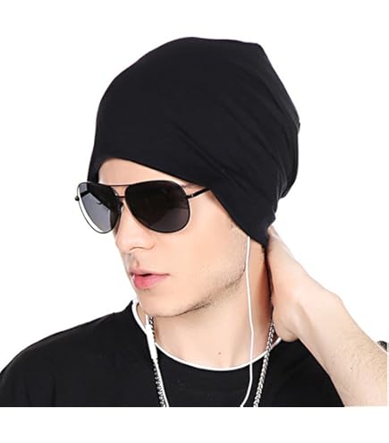 Gajraj Cotton Slouchy Beanie Cap for Winter, Summer, Autumn