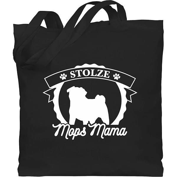 Baumwoll-Einkaufstasche „Stolze Dackel Mama“ – 100% Baumwolle, 67 Cm Träger – Lustiges Geschenk Für Hundebesitzer & Dackelfans