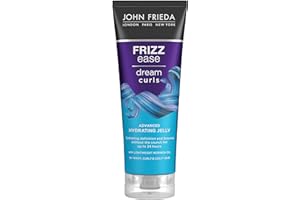 John Frieda Gel hidratante de rizos Hydrated Jelly Dream Curls | Define y fija sin apelmazar | Control del encrespamiento con hidratación profunda | Cabello rizado y ondulado | 200ml