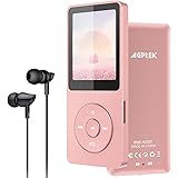 MP3 Player, Bluetooth 8GB Potable Digital Audio Player Hi-Fi Lossless Sound Quality MP3 Music Player, Up to 128GB, AGPTEK A02