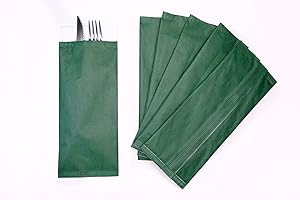 GIORDANO Cart Portaposate Pezzi 1000 USA e Getta Buste Portaposate Carta Monouso con Tovagliolo 40x40 P/8 Sacchetti Porta Posate in Carta Colorata Buste Posate con Tovagliolo Colorate Segnaposto