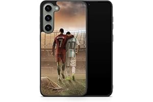 Générique Cover per Samsung Galaxy A15 Silicone TPU Ronaldo Messi Star del Calcio Madrid Barcellona CR7 Suarez M Bappe Ref 16