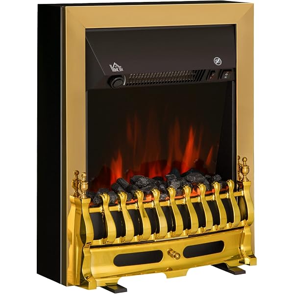 Dimplex Wynford Brass Optiflame Fire WYN20BR : Amazon.co.uk: DIY u0026 Tools