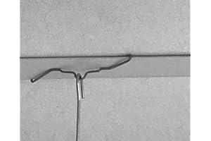 SHOPHERZOG 100 Stück Deckenklammer Deckenclip Deckenspinne für Rasterdecken, FRACHTFREI. Deutsche Produktion - Made in Germany