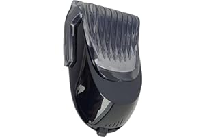 ‎AGDOM24H_PARTS Click-on Bartstyler Aufsatz RQ111 RQ111/60 kompatibel mit Philips Einstellbar, schwarz, Trimmen mit Stylen und Rasieren Series S5000 S7000 S9000