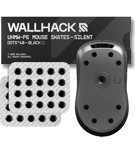 WALLHACK SP-004＋ Wallhack Pro UHMW-PE Wallhack Pro UHMW-PE Mouse Dot Skate | Built for precision-minded
