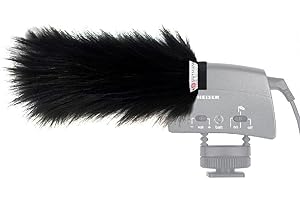 GUTMANN Mikrofon Windschutz Fell für Sennheiser MKE 400 Hochwertiger Premium-Schutz aus Kunstfell für klare und rauschfreie Audioaufnahmen, Handgefertigt in Deutschland