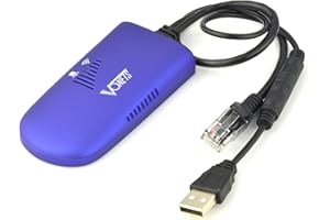 Vonets VAP11G-300 Smart WiFi Bridge/WLAN Repeater/WiFi to Ethernet Adapter 2.4GHz avec 2 RJ45, Compagnon Idéal pour Les Balances Electroniques, Imprimantes IP