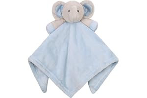 Royal Icon Super Soft Baby Comforters Baby Boys & Girls Comforter Baby Comforter Toy Elephant/Giraffe/Cow Cuddly Fleece Toy Are Ideal for New Baby Gifts and for Peaceful Sleep 19C199