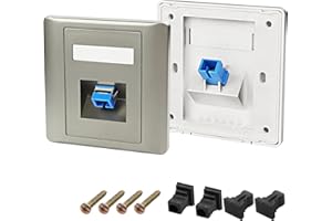 XMSJSIY SC Simplex - Placa de pared de fibra de vidrio para montaje en pared (2 unidades)