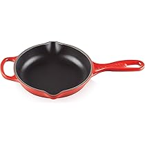 LE CREUSET Sartén skillet redonda de hierro fundido, diámetro 16