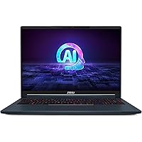 MSI Stealth AI Studio 16" 16:10 QHD+ 240Hz Gaming Laptop - (Intel Core Ultra 9 185H, NVIDIA GeForce RTX 4070, 32GB RAM, 2TB S