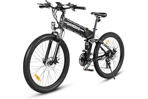 SAMEBIKE Bicicletta Elettrica per Adulti 26'',Bici Elettrica con Pedalata Assistita,City E-bike Batteria Rimovibile 48V10.4AH/12.5AH,Bici Elettriche per 21 Velocità Uomo/Donna