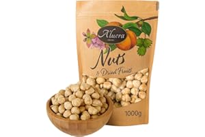 ‎A’LUCRA Alucra Haselnusskerne geröstet 1 kg – berühmte Giresun-Haselnüsse aus der Türkei – geschält & blanchiert – vom Meerwind gereift – Nussgeschmack der überrascht.