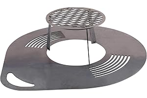 UNUS RM Design Grill plate, frying plate, fire plate, grill accessories, fireplace 60 cm diameter