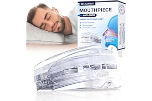 Olisang Attelle Anti Ronflement, Réutilisable AntiRonflement Gouttiere Dentaire, Ronflent Snoring Mouth Guard, anti ronflement pour Hommes et Femmes, Réduit les Ronflements(Transparent)