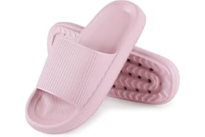 MoneRffi Original Badelatschen Damen Herren,Airfoot Wolkenschuhe Badeschuhe Damen Badeschlappen,Cozy Slides Wolken Schlappen,Hausschuhe Sommer Rutschfeste Pantoletten