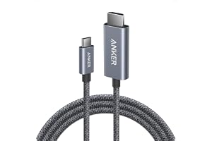 Anker HDMI-kabel, 4K@60Hz HDR HDMI till USB-C-kabel, ultrasnabb USB-C till HDMI-kabel flätad av nylon med Advanced Shielding
