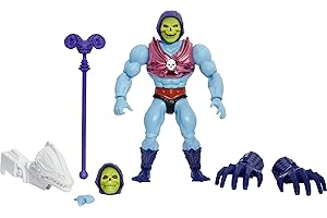 Masters of the Universe HDT23 - Origins Deluxe Skeletor mit Klauen, 14 cm große Actionfiguren, Figuren zum Spielen und Sammeln, Geschenk für Kinder ab 6 Jahren und erwachsene Sammler