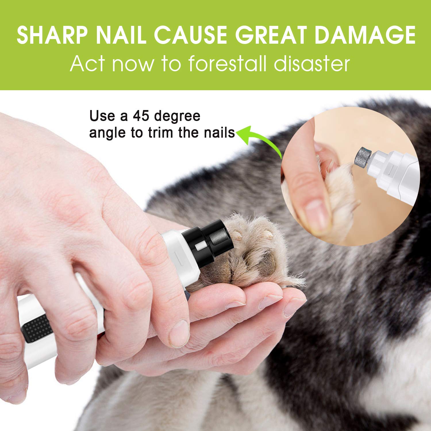 Kriogor-Lime--Ongle-pour-Chien-Chat-Coupe-Ongle-Chien-lectrique-sans-Fil-avec-2-Vitesses-USB-Chargeur-et-Professionnel-Soin-des-Ongles