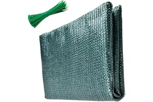 GARDENIX Osłona ogrodzenia, ochrona przed spojrzeniami, do ogrodzenia ogrodowego i balustrady balkonowej z opaskami kablowymi, 1,2 x 10 m, zielona