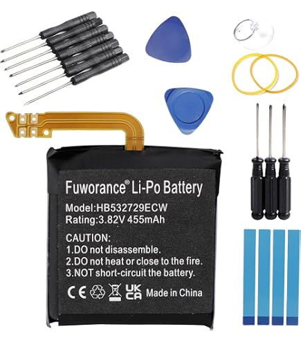 Batterie Huawei GT2 46mm Fuworance 455mAh | Compatible GT2 Pro, Magic Watch 2 - HB532729ECW