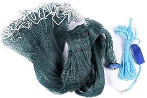 CINGHI LUSSO Multifilament Fishing Net Hand Throw Fishing Cast Net for Bait with Iron Pendant Outdoor Nylon Sturdy Portable and Durable