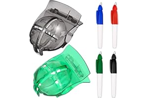 HREDZEO Marcatore di Linea da Golf,6 Pcs Palla di Golf Allineamento Strumento Liner Palla Marcatura Clip Accessori da Golf Puntina per Marcatura a Clip per Indicatore per Palline da Golf