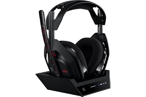 G Astro A50 LIGHTSPEED trådlöst spelheadset och bas (Gen 5) | PRO-G GRAPHENE, 3-systemsväxling, USB-C till Xbox, PS5, PC/Mac, Nintendo Switch, Switch 2, Bluetooth –
