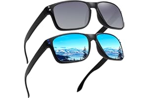 LEDING&BEST Gafas de sol Polarizadas Para Hombre Mujer/Gafas casuales Golf pesca Deportes al aire libre con protección UV marco TR90 Gafas de sol