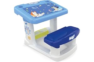 ‎CHICOS Chicos - Bluey-Kinderschreibtisch | Kinderschreibtisch | Mit Malvorlagen von Bluey und seinen Freunden | Spieltisch für Kinder | Maltisch für Kinder ab 2, 3 und 4 Jahren (51084)