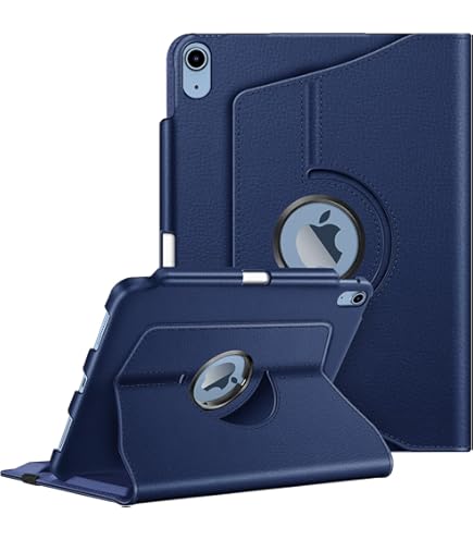Housse IPad 10e/11e Génération TEDTIKJT - étui Flip En PU Cuir, Support Intégré, Motif Petit Tigre, Protection Complète