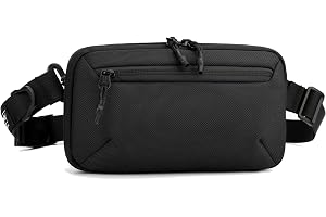Aucuu Sling Bag för män och kvinnor, anti-stöld magväska, midjeväska, axelväska med justerbara remmar, axelväska crossbody ba