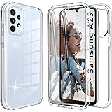 Cover per Samsung A23 5G/4G Antiurto Custodia per Galaxy A23 360 Gradi con Protezione dello Schermo Integrata Trasparente Ful