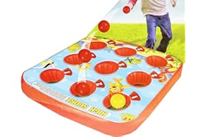 HTUK® Inflatable Target Ball Game For Children Party Outdoor Summer Games 2 In 1 Games Inflatables Garden Toys Game For Boys And Girls