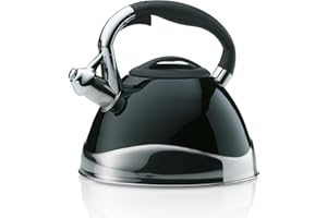 Kela 11656 Varus Bouilloire Inox Compatible Induction Métal Noir