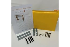 EVOLUTION FIRES Fireplace Hidden Fitting Brackets for Wooden fire surrounds Complete Set