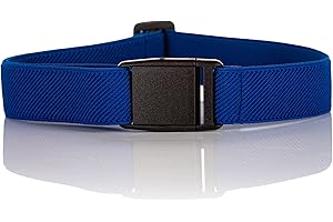 Olata Cinturón Elástico para Niños con Hebilla de Plástico – Totalmente Ajustable para Niños de 1 a 15 Años