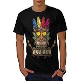 Wellcoda Tradition Face Mens T-Shirt, Bandicoot Graphic Design Printed Tee